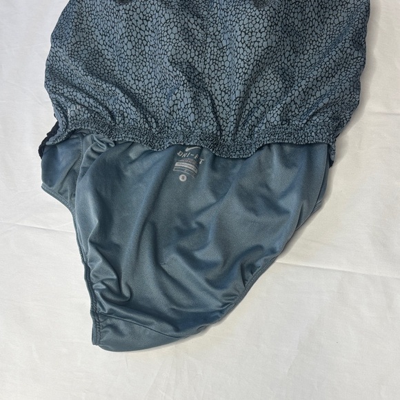 💙 Nike Dri-FIT Athletic Shorts Women’s Small Teal Pattern Drawstring Workout 💙 - Picture 9 of 13